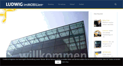 Desktop Screenshot of ludwig-immobilien.de